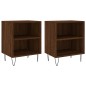 vidaXL Nachttische 2 Stk. Braun Eichen-Optik 40x30x50 cm Holzwerkstoff vidaXL Nachttische 2 Stk. Braun Eichen-Optik 40x30x50 cm Holzwerkstoff