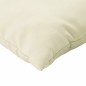 vidaXL Zierkissen 4 Stk. Creme 40x40 cm Stoff vidaXL Zierkissen 4 Stk. Creme 40x40 cm Stoff