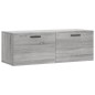 vidaXL Wandschrank Grau Sonoma 100x36,5x35 cm Holzwerkstoff vidaXL Wandschrank Grau Sonoma 100x36,5x35 cm Holzwerkstoff