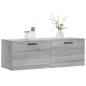 vidaXL Wandschrank Grau Sonoma 100x36,5x35 cm Holzwerkstoff vidaXL Wandschrank Grau Sonoma 100x36,5x35 cm Holzwerkstoff