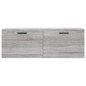 vidaXL Wandschrank Grau Sonoma 100x36,5x35 cm Holzwerkstoff vidaXL Wandschrank Grau Sonoma 100x36,5x35 cm Holzwerkstoff