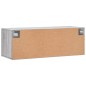 vidaXL Wandschrank Grau Sonoma 100x36,5x35 cm Holzwerkstoff vidaXL Wandschrank Grau Sonoma 100x36,5x35 cm Holzwerkstoff