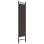 vidaXL 4-tlg. Paravent Braun 160x200 cm Stoff vidaXL 4-tlg. Paravent Braun 160x200 cm Stoff