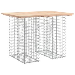 vidaXL Gartenbank aus Gabionen 100x70x72 cm Massivholz Kiefer