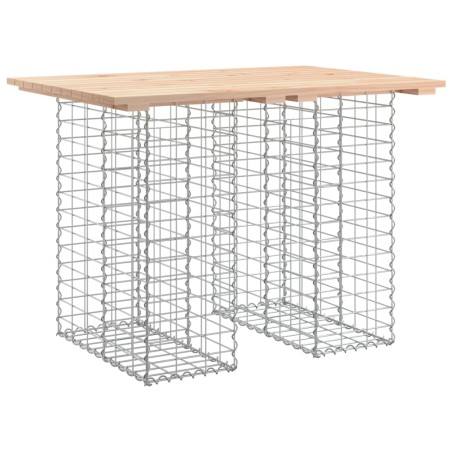 vidaXL Gartenbank aus Gabionen 100x70x72 cm Massivholz Kiefer