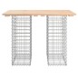 vidaXL Gartenbank aus Gabionen 100x70x72 cm Massivholz Kiefer vidaXL Gartenbank aus Gabionen 100x70x72 cm Massivholz Kiefer