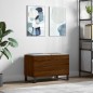 vidaXL Plattenschrank Braun Eichen-Optik 74,5x38x48 cm Holzwerkstoff vidaXL Plattenschrank Braun Eichen-Optik 74,5x38x48 cm Holzwerkstoff