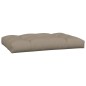 Palettenkissen 5-tlg. Taupe Stoff Palettenkissen 5-tlg. Taupe Stoff