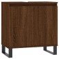 vidaXL Badschrank Braun Eichen-Optik 58x33x60 cm Holzwerkstoff vidaXL Badschrank Braun Eichen-Optik 58x33x60 cm Holzwerkstoff