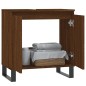 vidaXL Badschrank Braun Eichen-Optik 58x33x60 cm Holzwerkstoff vidaXL Badschrank Braun Eichen-Optik 58x33x60 cm Holzwerkstoff