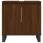 vidaXL Badschrank Braun Eichen-Optik 58x33x60 cm Holzwerkstoff vidaXL Badschrank Braun Eichen-Optik 58x33x60 cm Holzwerkstoff