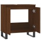 vidaXL Badschrank Braun Eichen-Optik 58x33x60 cm Holzwerkstoff vidaXL Badschrank Braun Eichen-Optik 58x33x60 cm Holzwerkstoff