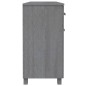 vidaXL Sideboard HAMAR Dunkelgrau 113x40x80 cm Massivholz Kiefer vidaXL Sideboard HAMAR Dunkelgrau 113x40x80 cm Massivholz Kiefer