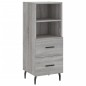 vidaXL Sideboard Grau Sonoma 34,5x34x90 cm Holzwerkstoff vidaXL Sideboard Grau Sonoma 34,5x34x90 cm Holzwerkstoff