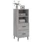 vidaXL Sideboard Grau Sonoma 34,5x34x90 cm Holzwerkstoff vidaXL Sideboard Grau Sonoma 34,5x34x90 cm Holzwerkstoff