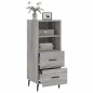 vidaXL Sideboard Grau Sonoma 34,5x34x90 cm Holzwerkstoff vidaXL Sideboard Grau Sonoma 34,5x34x90 cm Holzwerkstoff