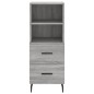 vidaXL Sideboard Grau Sonoma 34,5x34x90 cm Holzwerkstoff vidaXL Sideboard Grau Sonoma 34,5x34x90 cm Holzwerkstoff
