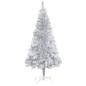 vidaXL Künstlicher Weihnachtsbaum mit Ständer Silbern 210 cm PET vidaXL Künstlicher Weihnachtsbaum mit Ständer Silbern 210 cm PET