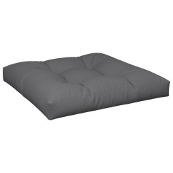 Palettenkissen Anthrazit 70x70x12 cm Stoff