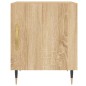vidaXL Nachttisch Sonoma-Eiche 40x40x50 cm Holzwerkstoff vidaXL Nachttisch Sonoma-Eiche 40x40x50 cm Holzwerkstoff