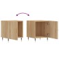 vidaXL Nachttisch Sonoma-Eiche 40x40x50 cm Holzwerkstoff vidaXL Nachttisch Sonoma-Eiche 40x40x50 cm Holzwerkstoff