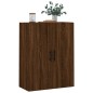 vidaXL Wandschrank Braun Eichen-Optik 69,5x34x90 cm vidaXL Wandschrank Braun Eichen-Optik 69,5x34x90 cm