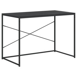 vidaXL Computertisch Schwarz 110x60x70 cm Holzwerkstoff