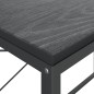 vidaXL Computertisch Schwarz 110x60x70 cm Holzwerkstoff