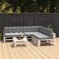 Palettensofa-Auflagen 7 Stk. Grau Palettensofa-Auflagen 7 Stk. Grau