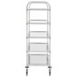 vidaXL 5-Stufiger Servierwagen 107 x 55 x 147 cm Edelstahl vidaXL 5-Stufiger Servierwagen 107 x 55 x 147 cm Edelstahl
