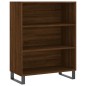 Highboard Braun Eichen-Optik 69,5x34x180 cm Holzwerkstoff Highboard Braun Eichen-Optik 69,5x34x180 cm Holzwerkstoff