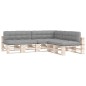 Palettensofa-Auflagen 7 Stk. Grau Palettensofa-Auflagen 7 Stk. Grau