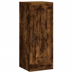 vidaXL Wandschrank Räuchereiche 34,5x34x90 cm Holzwerkstoff