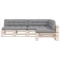 Palettensofa-Auflagen 7 Stk. Grau Palettensofa-Auflagen 7 Stk. Grau