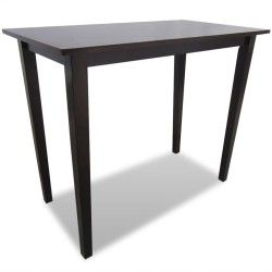 vidaXL Bartisch Holz Braun 