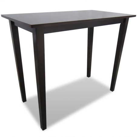 vidaXL Bartisch Holz Braun 