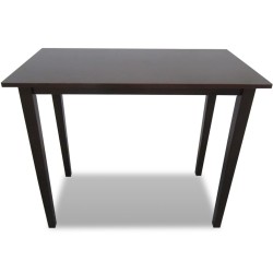 vidaXL Bartisch Holz Braun 