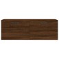 vidaXL Wandschrank Braun Eichen-Optik 100x36,5x35 cm Holzwerkstoff vidaXL Wandschrank Braun Eichen-Optik 100x36,5x35 cm Holzwerkstoff