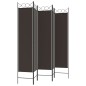 vidaXL 5-tlg. Paravent Braun 200x200 cm Stoff vidaXL 5-tlg. Paravent Braun 200x200 cm Stoff