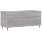 vidaXL Plattenschrank Grau Sonoma 100x38x48 cm Holzwerkstoff vidaXL Plattenschrank Grau Sonoma 100x38x48 cm Holzwerkstoff