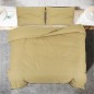 vidaXL Bettwäsche-Set Taupe 200x200 cm Baumwolle vidaXL Bettwäsche-Set Taupe 200x200 cm Baumwolle