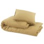 vidaXL Bettwäsche-Set Taupe 200x200 cm Baumwolle vidaXL Bettwäsche-Set Taupe 200x200 cm Baumwolle
