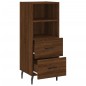 vidaXL Sideboard Braun Eichen-Optik 34,5x34x90 cm Holzwerkstoff vidaXL Sideboard Braun Eichen-Optik 34,5x34x90 cm Holzwerkstoff