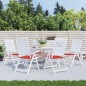 Gartenstuhl-Kissen 6 Stk. Rot 50x50x3 cm Oxford-Gewebe Gartenstuhl-Kissen 6 Stk. Rot 50x50x3 cm Oxford-Gewebe