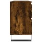 vidaXL Badschrank Räuchereiche 80x33x60 cm Holzwerkstoff vidaXL Badschrank Räuchereiche 80x33x60 cm Holzwerkstoff