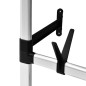 vidaXL Teleskop-Schuhregal mit Stangen Aluminium vidaXL Teleskop-Schuhregal mit Stangen Aluminium