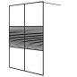 vidaXL Duschwand für Begehbare Dusche Schwarz 140x195 cm ESG-Glas Klar vidaXL Duschwand für Begehbare Dusche Schwarz 140x195 cm ESG-Glas Klar