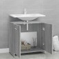 vidaXL Badezimmerschrank Grau Sonoma 60x33x60 cm Holzwerkstoff vidaXL Badezimmerschrank Grau Sonoma 60x33x60 cm Holzwerkstoff