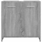 vidaXL Badezimmerschrank Grau Sonoma 60x33x60 cm Holzwerkstoff vidaXL Badezimmerschrank Grau Sonoma 60x33x60 cm Holzwerkstoff