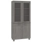 vidaXL Highboard HAMAR Massivholz Kiefer Hellgrau vidaXL Highboard HAMAR Massivholz Kiefer Hellgrau